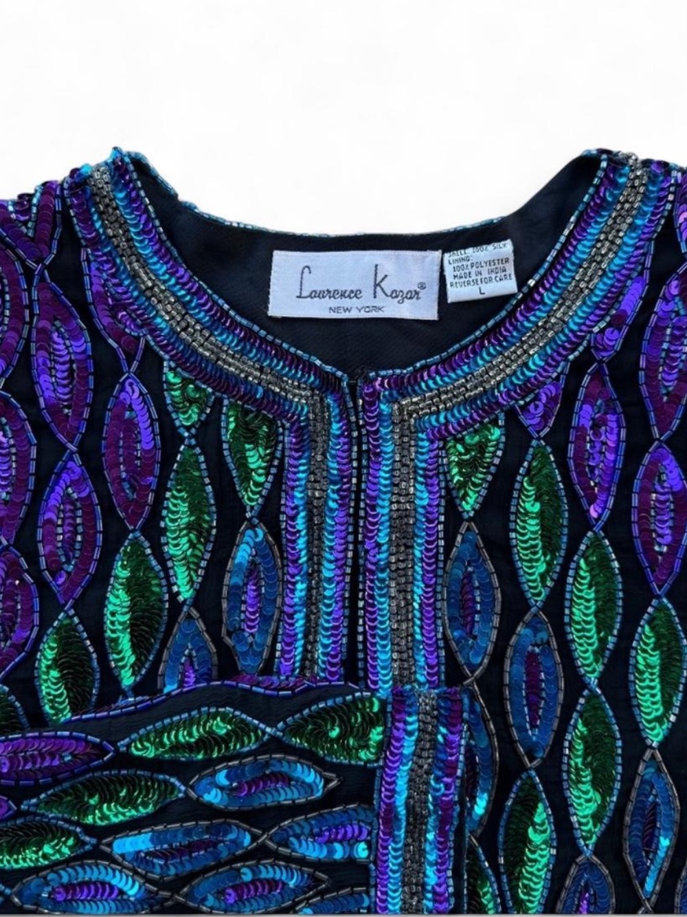 Laurence Kazar Vintage embroiderer Jacket Size L